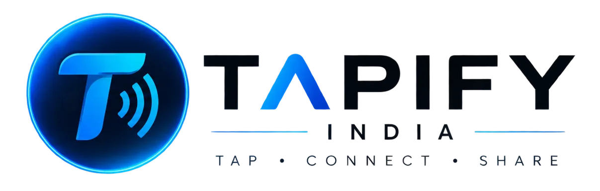 Tapify NFC Card front and back design